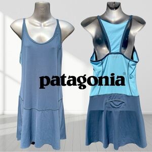 Patagonia Blue Two-Tone Racerback Dress